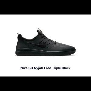 ISO Nike SB Nyjah Free Triple Black